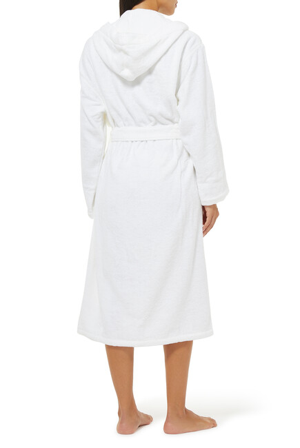 Logo Cotton Bathrobe